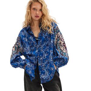 Free People Rose Bud Blouse